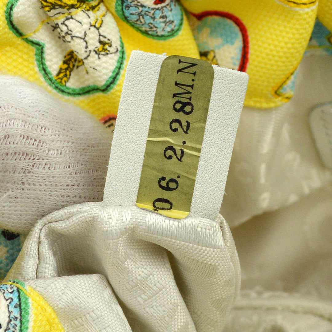 Top Quality Chanel Yellow Canvas Valentine Chain Handbag