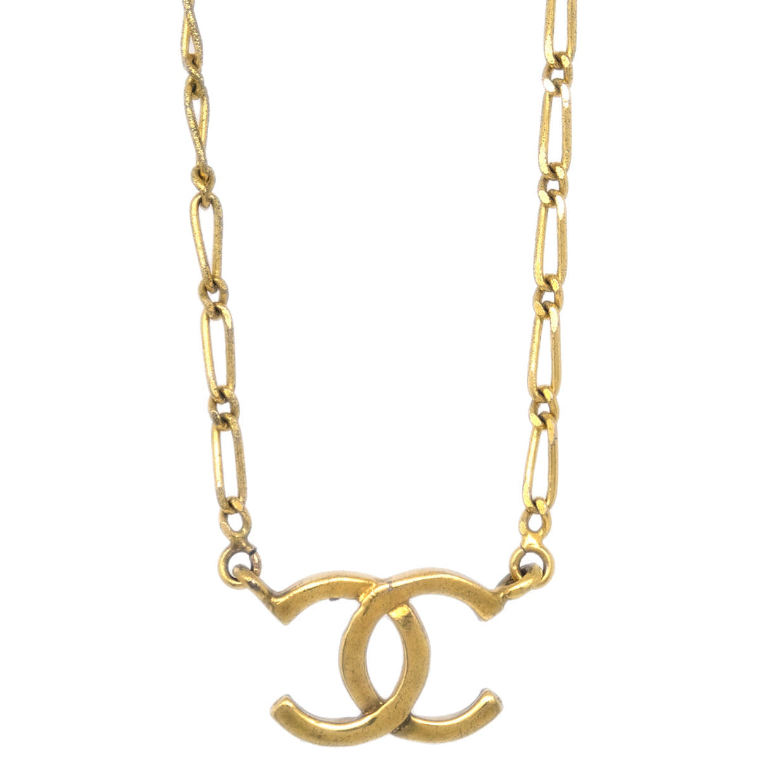 Top Quality Chanel Bag Chain Pendant Necklace Gold