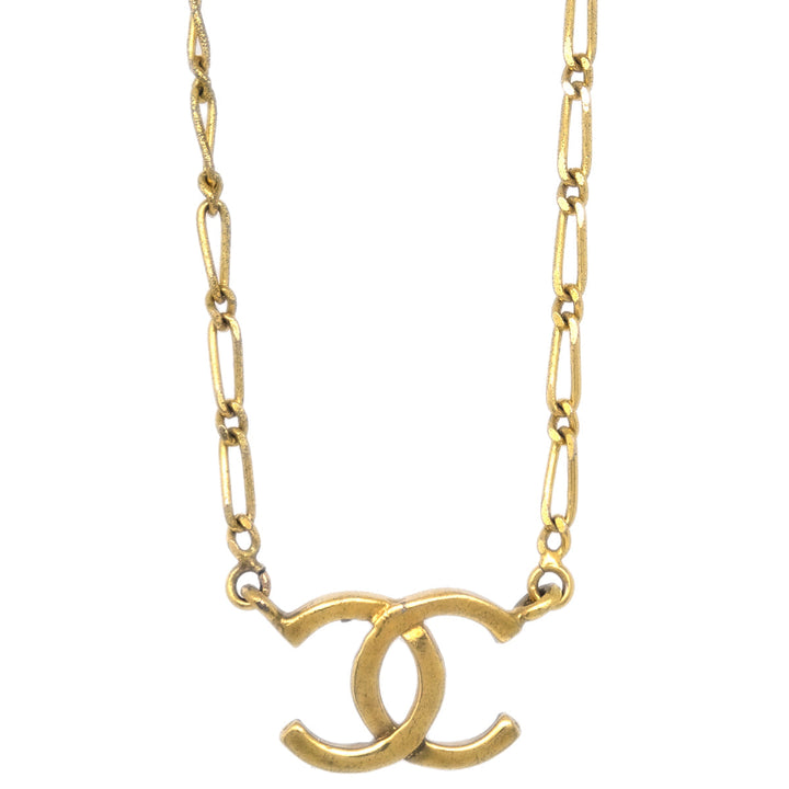 Top Quality Chanel Bag Chain Pendant Necklace Gold