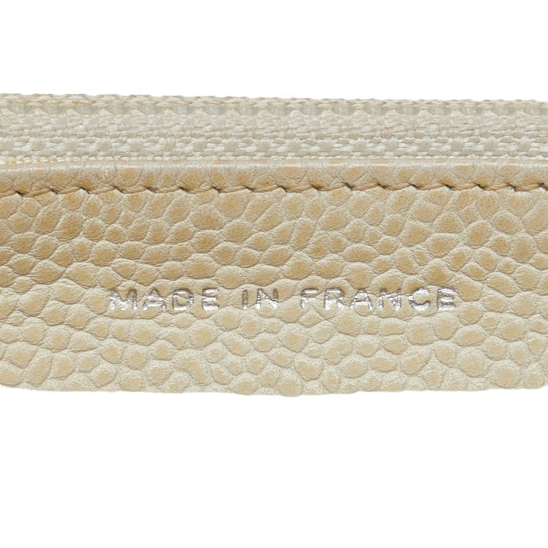 Top Quality Chanel Matrasse 2.55 Single Flap Long Wallet Chain Wallet White Caviar S  CHANEL