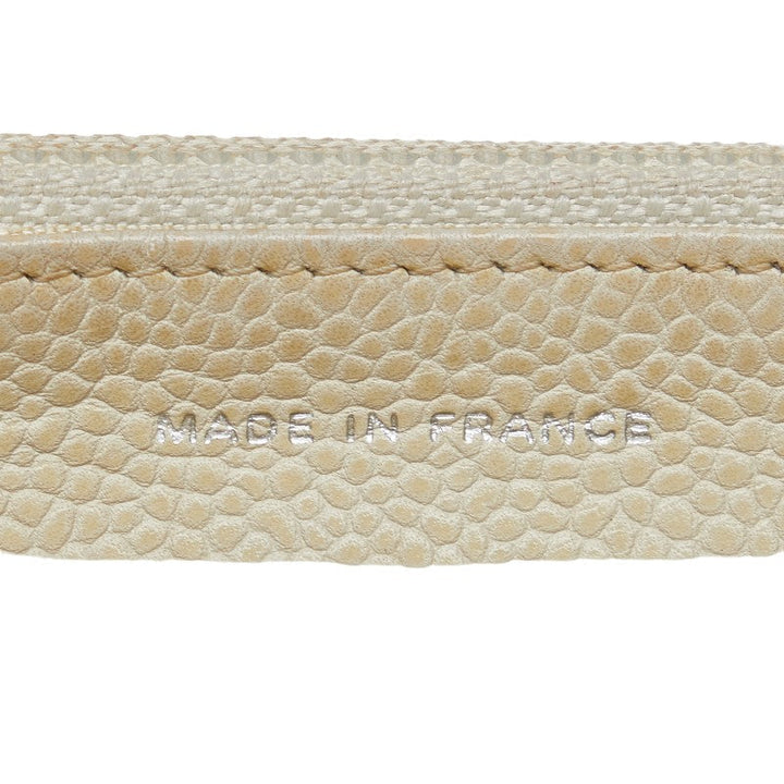 Top Quality Chanel Matrasse 2.55 Single Flap Long Wallet Chain Wallet White Caviar S  CHANEL