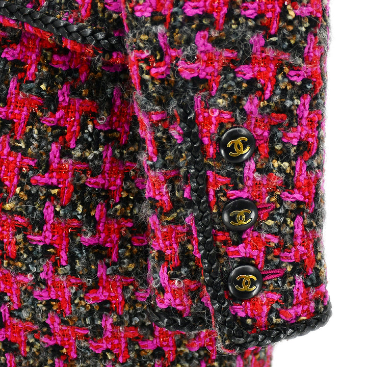 Top Quality Chanel Setup Suit Jacket Skirt Black