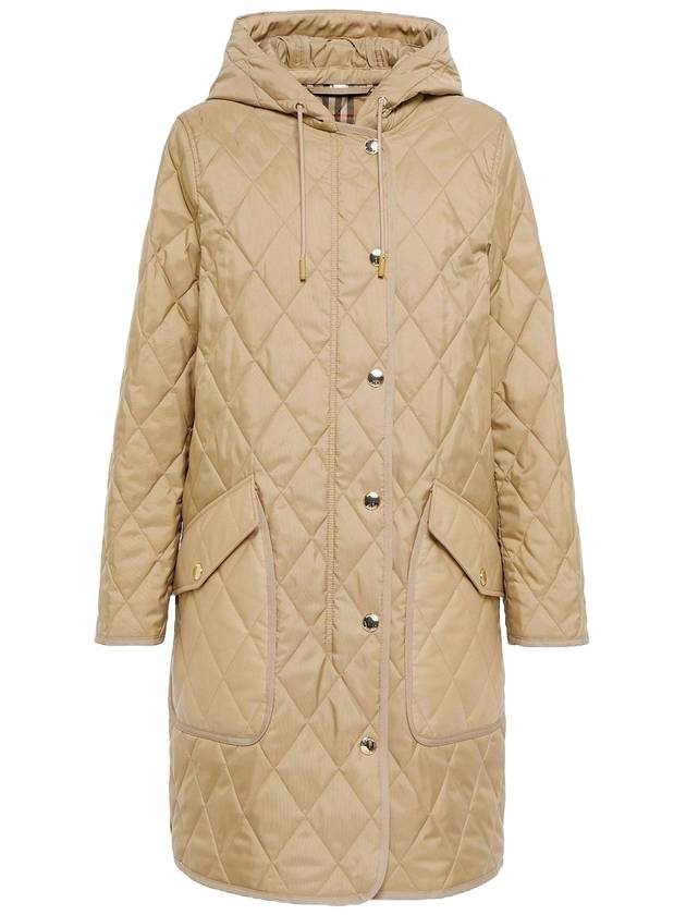 Burberry Diamond Quilted Hoodie Padding Archive Beige