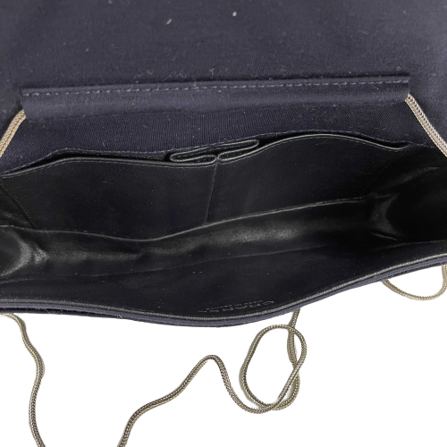 Chanel - 2008 Paris London Union Jack - Navy Blue New Clutch / Shoulder Bag