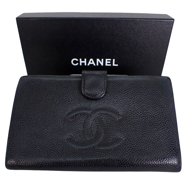 Chanel Logo CC Wallet