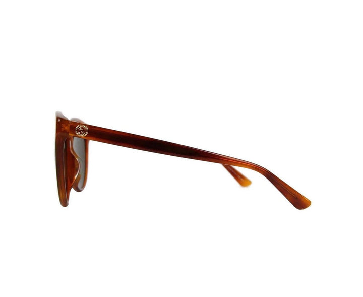 Gucci Women's  Mustard Acetate Round Sunglasses