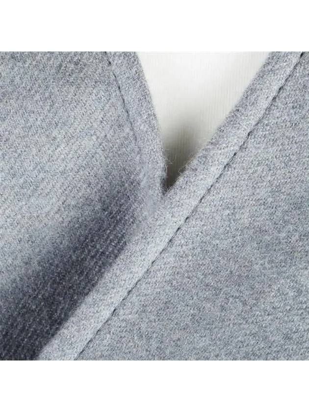 Burberry WoMen's Check Reversible Wool Cape Grey