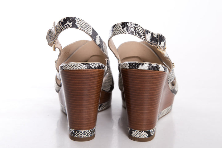 Cole Haan Snake Print Wedge SZ 8