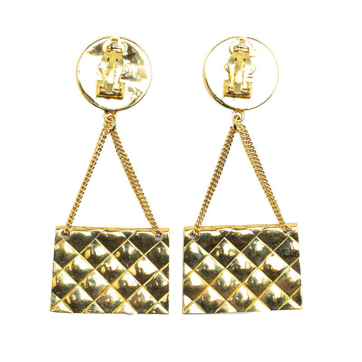 Top Quality Chanel Coco Mark Coin Bag Motif Earrings