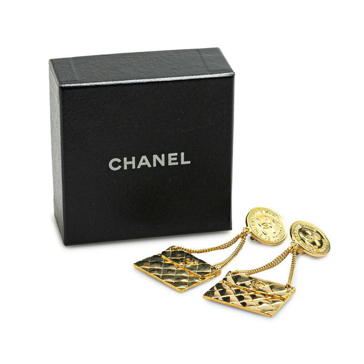 Top Quality Chanel Coco Mark Coin Bag Motif Earrings