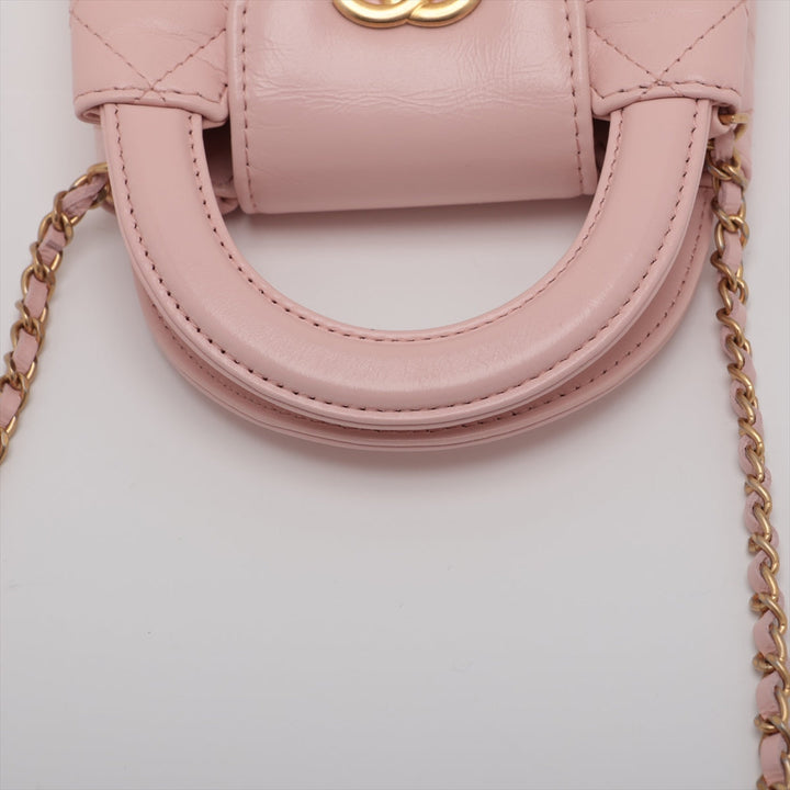Top Quality Chanel Lambskin  Chain Shoulder Bag Pink G  AP3435