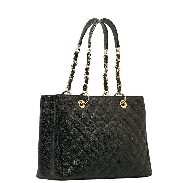 Top Quality Chanel GT Cocomark Chain  Bag Black Caviar S Lady Chanel