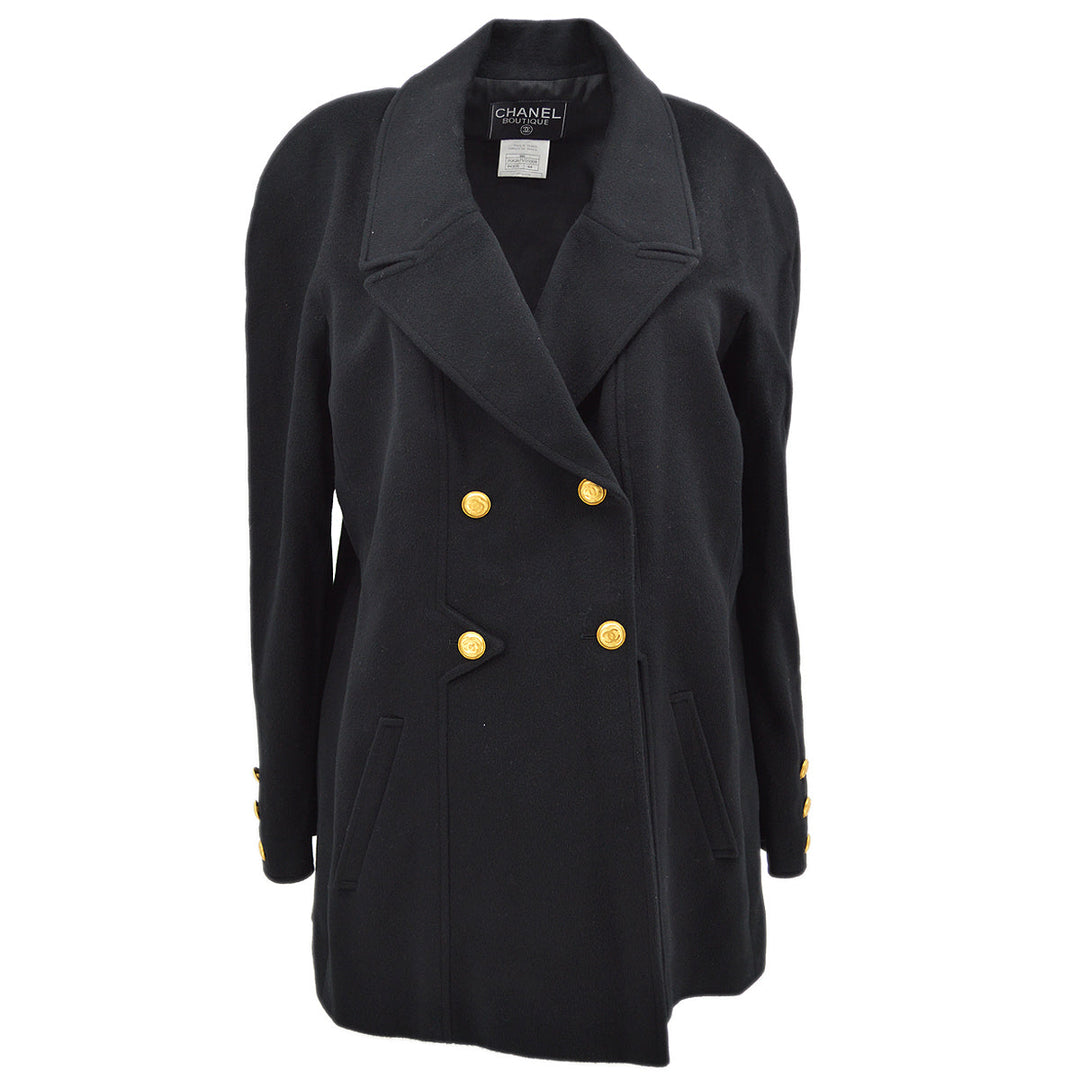 Top Quality Chanel Fall 1996 double-breasted cashmere jacket #44