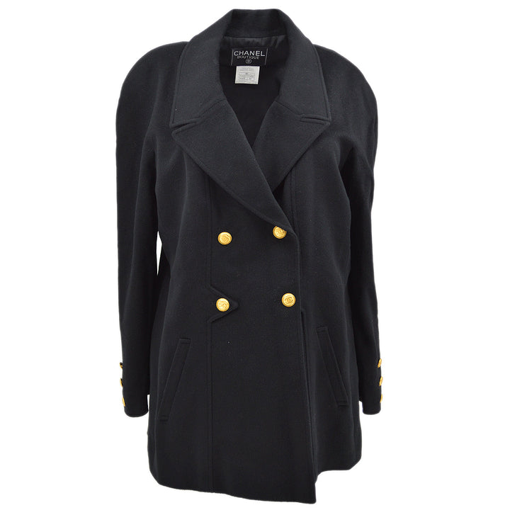 Top Quality Chanel Fall 1996 double-breasted cashmere jacket #44