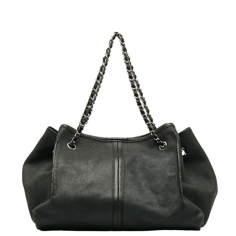 Top Quality Chanel Shoulder Bag Leather/Nuback Black Green  and Gentlemen