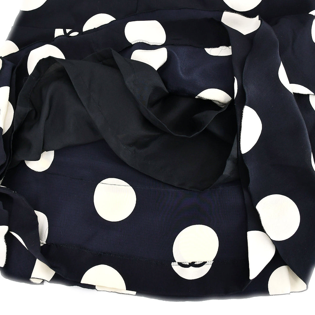 Top Quality Chanel Spring 1997 Runway polka-dot ruffled silk dress #38