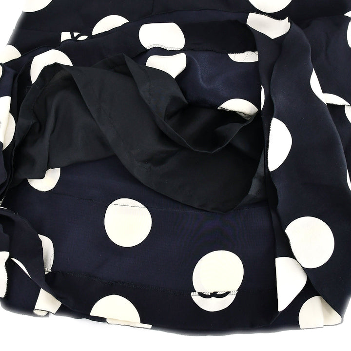 Top Quality Chanel Spring 1997 Runway polka-dot ruffled silk dress #38