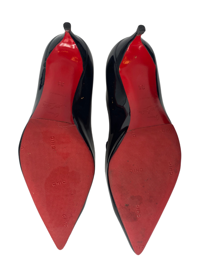 Christian Louboutin Patent Leather Decollete Heels |US6|IT36|