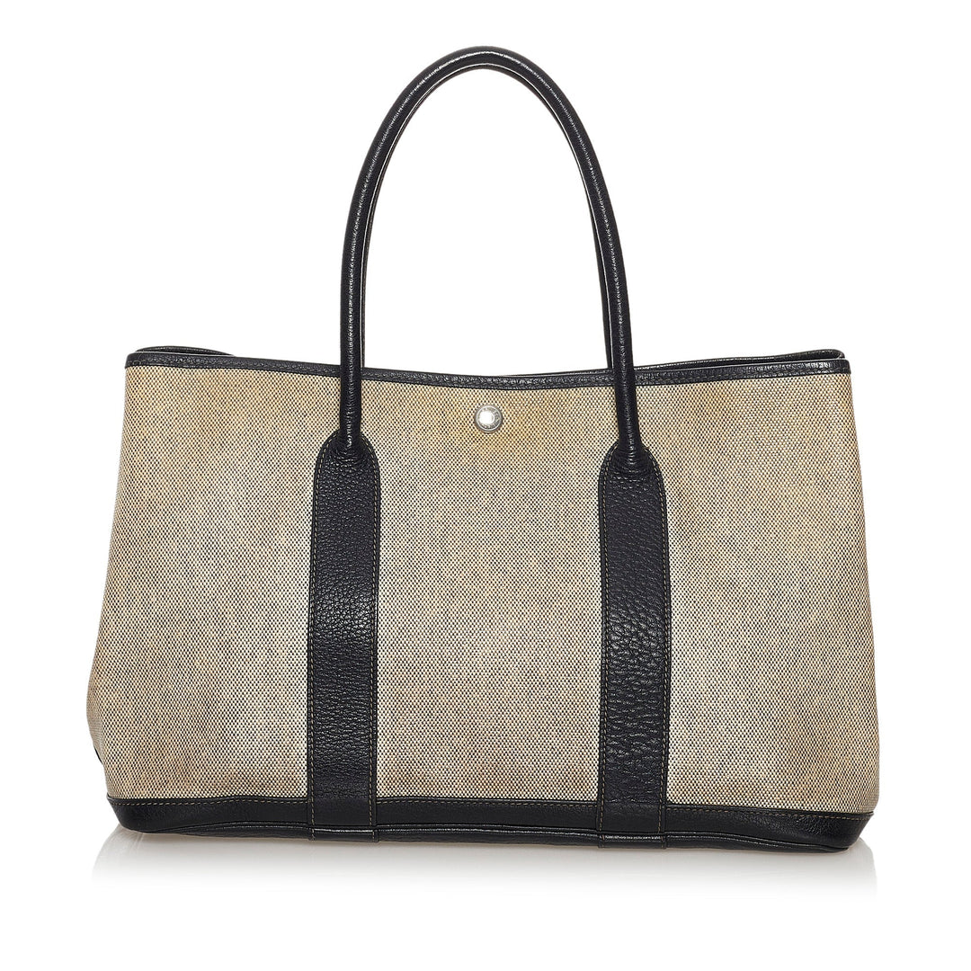 Gray Top quality Hermes Garden Party PM Tote Bag