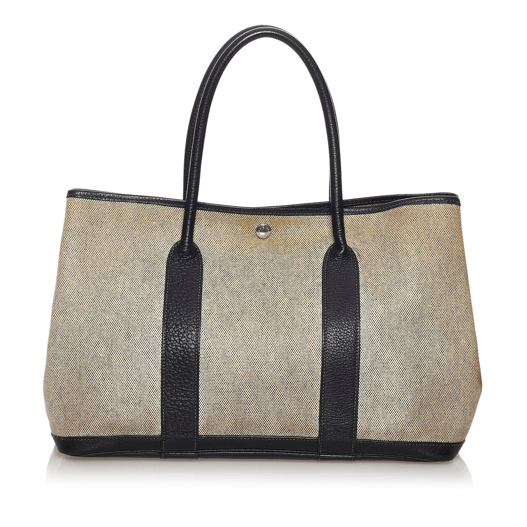 Gray Top quality Hermes Garden Party PM Tote Bag