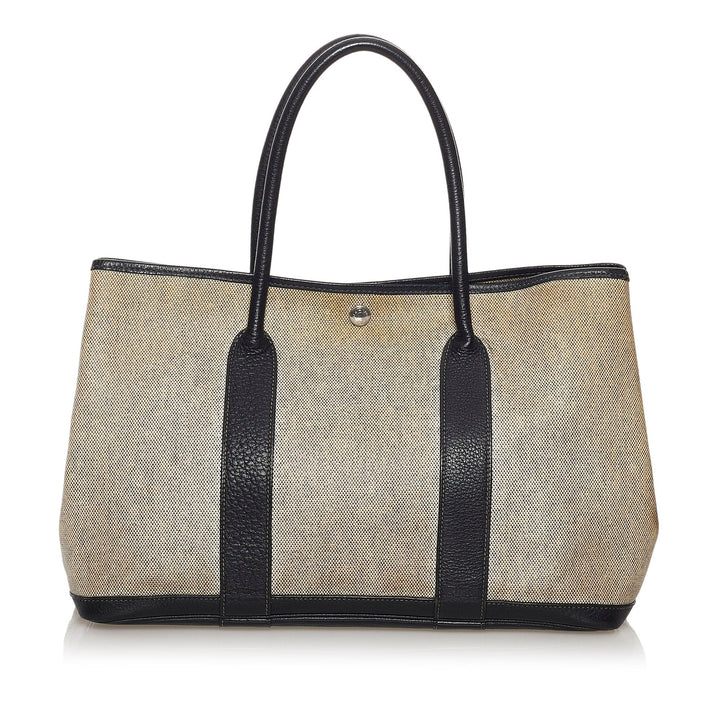 Gray Top quality Hermes Garden Party PM Tote Bag