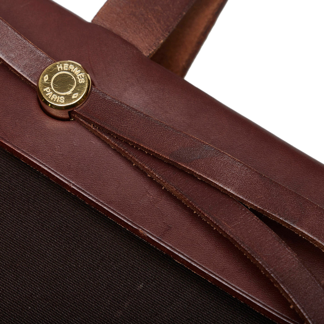 Brown Top quality Hermes Herbag Cabas MM Tote Bag