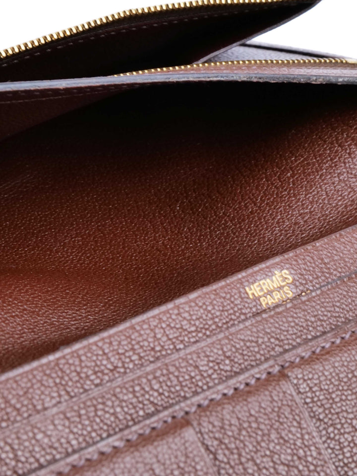 Hermes Havane Bearn Wallet.