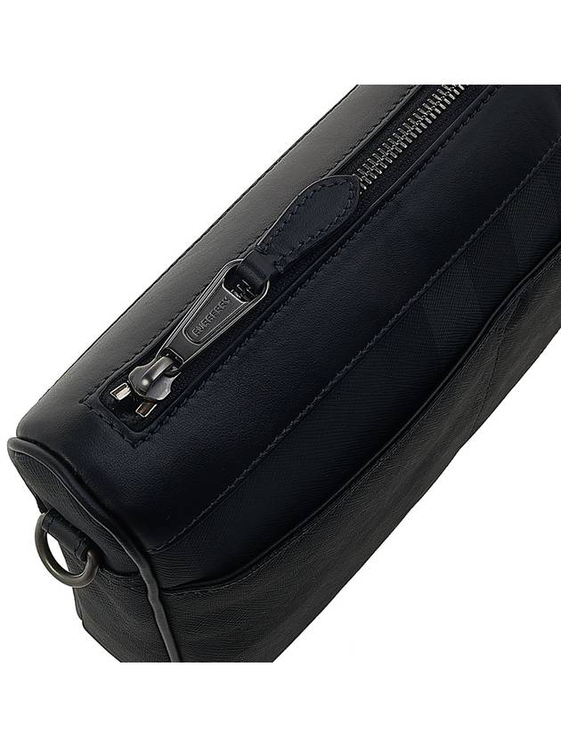 Burberry Rambler Check Cross Bag Charcoal