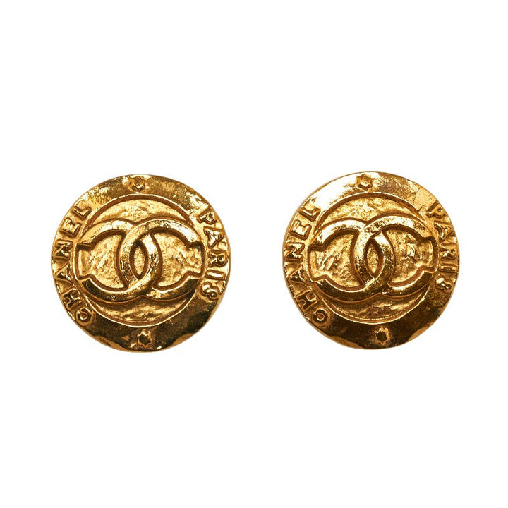 Top Quality Chanel Vintage Round Coca-Cola Earrings G   Chanel