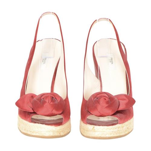 Prada Satin Wedges