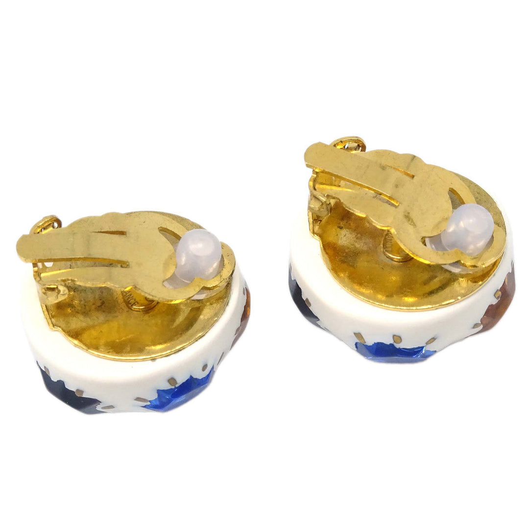 Top Quality Chanel Earrings Clip-On White 98P