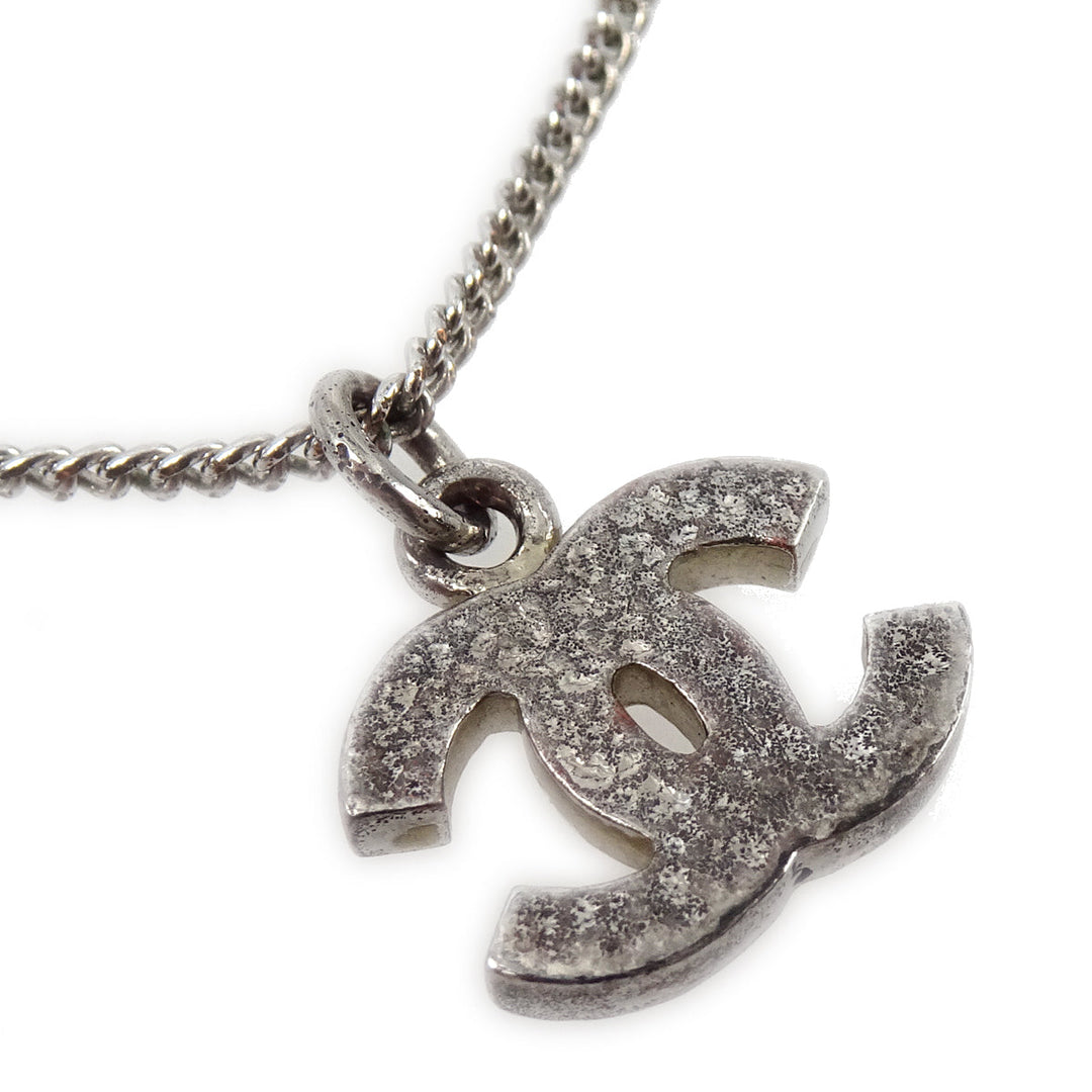 Top Quality Chanel 2003 Crystal & Silver CC Necklace