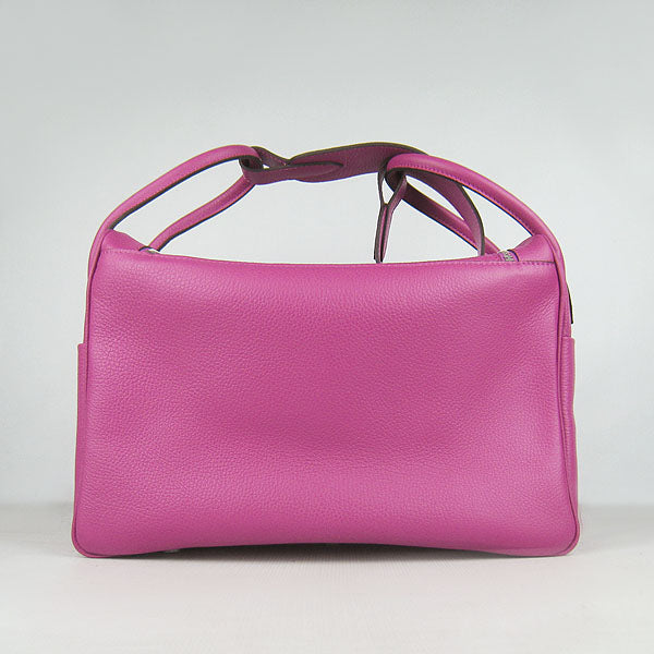 Hermes Lindy 34cm Handbag 6208 Peach Silver