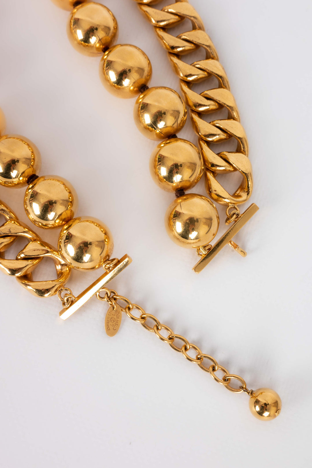 Collier dor√© Top Quality Chanel 1990s