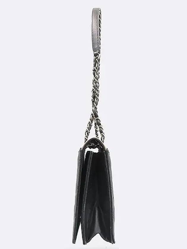 A93012 Brown Black Color Ballet Flap Vintage Silver CC Chain Shoulder Bag Chanel