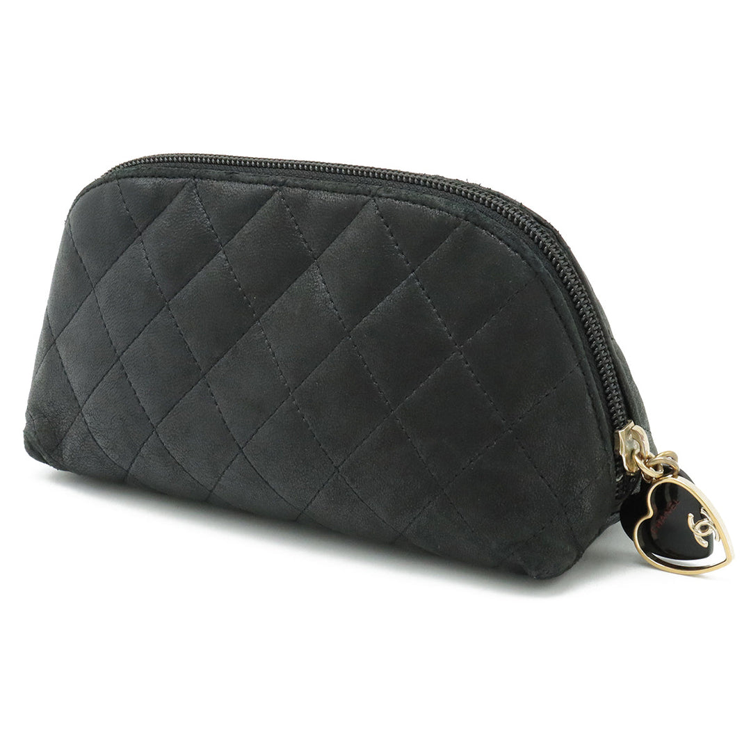 Top Quality Chanel Top Quality Chanel Mattress Cosmetics Portrait Multicosmetics Heart Clover Leather Black Black Black Black Blue/Montana Quality