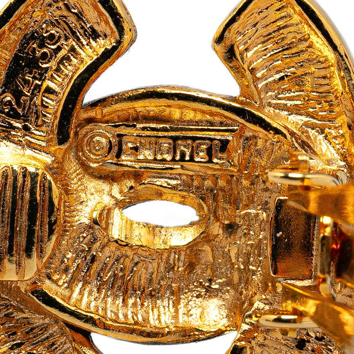 Top Quality Chanel Matelasse Coco Mark Clip-On Earrings