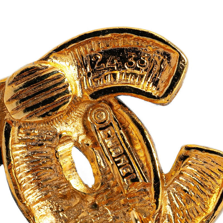 Top Quality Chanel Matelasse Coco Mark Clip-On Earrings