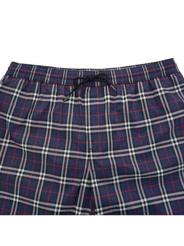 Burberry Check Swim Shorts Navy