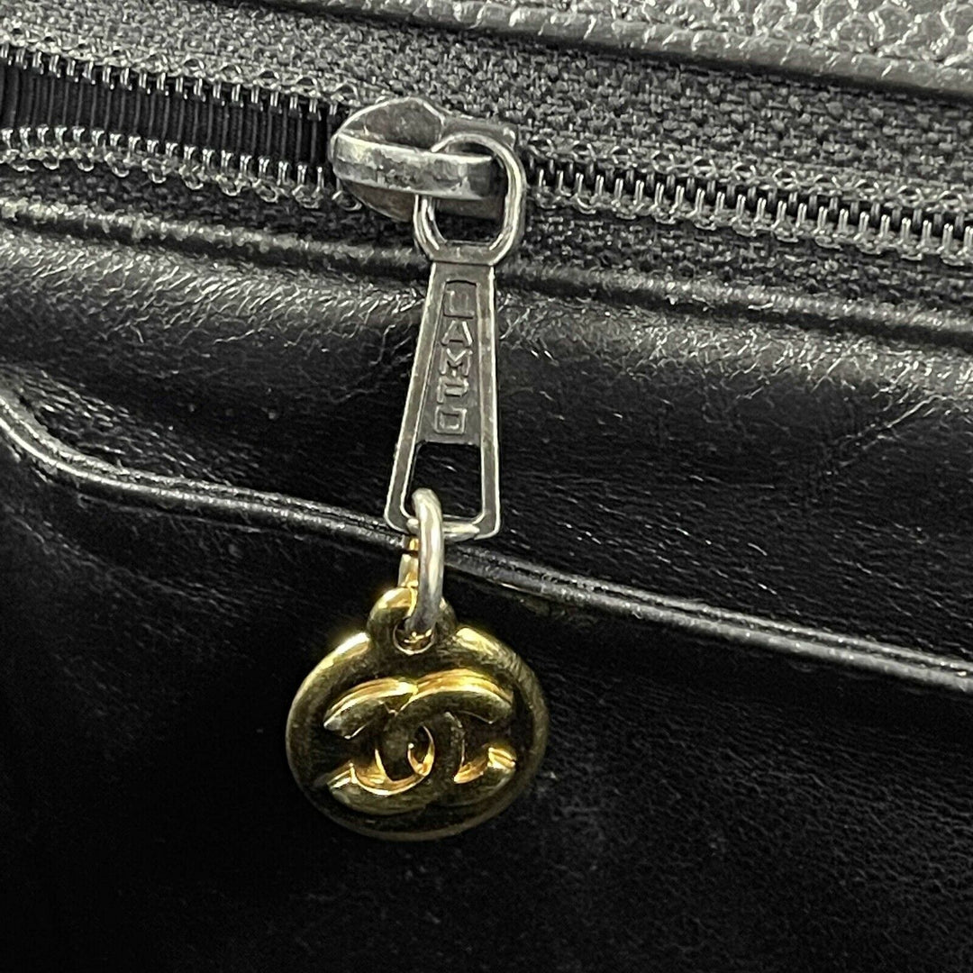 Chanel - Vintage Large Quilted CC Caviar Kelly New Bag - Top Handle