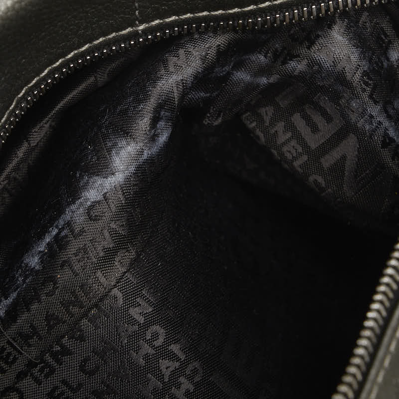 Top Quality Chanel Chocolate Bar Mini Boston Bag Handbag Gray Leather Lady Chanel