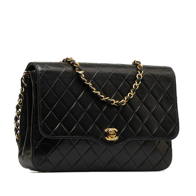 Top Quality Chanel Mattress ingle Chain Shoulder Bag Black Gold   Chanel