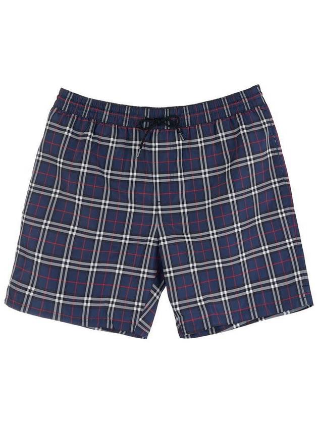 Burberry Check Swim Shorts Navy
