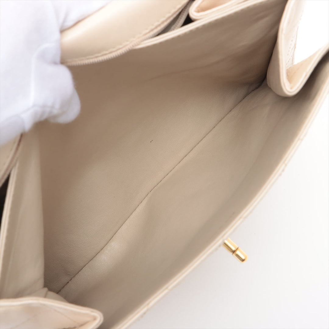 Top Quality Chanel Matrasse  Chain Shoulder Bag Beige Gold  5th