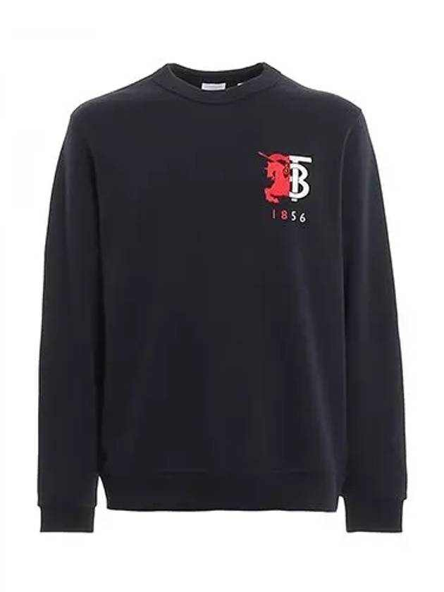 Burberry Contrast Logo Sweatshirt Black