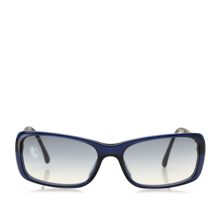 Top Quality Chanel Cocomark un Glasses Blue Silver  Lady Chanel