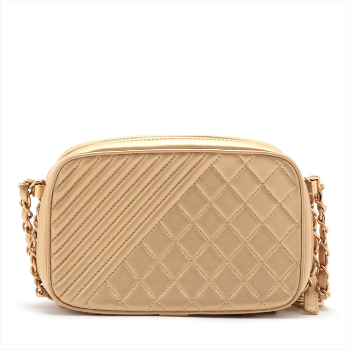 Top Quality Chanel Coco Charm Chain Shoulder Bag Gold Gold  20th