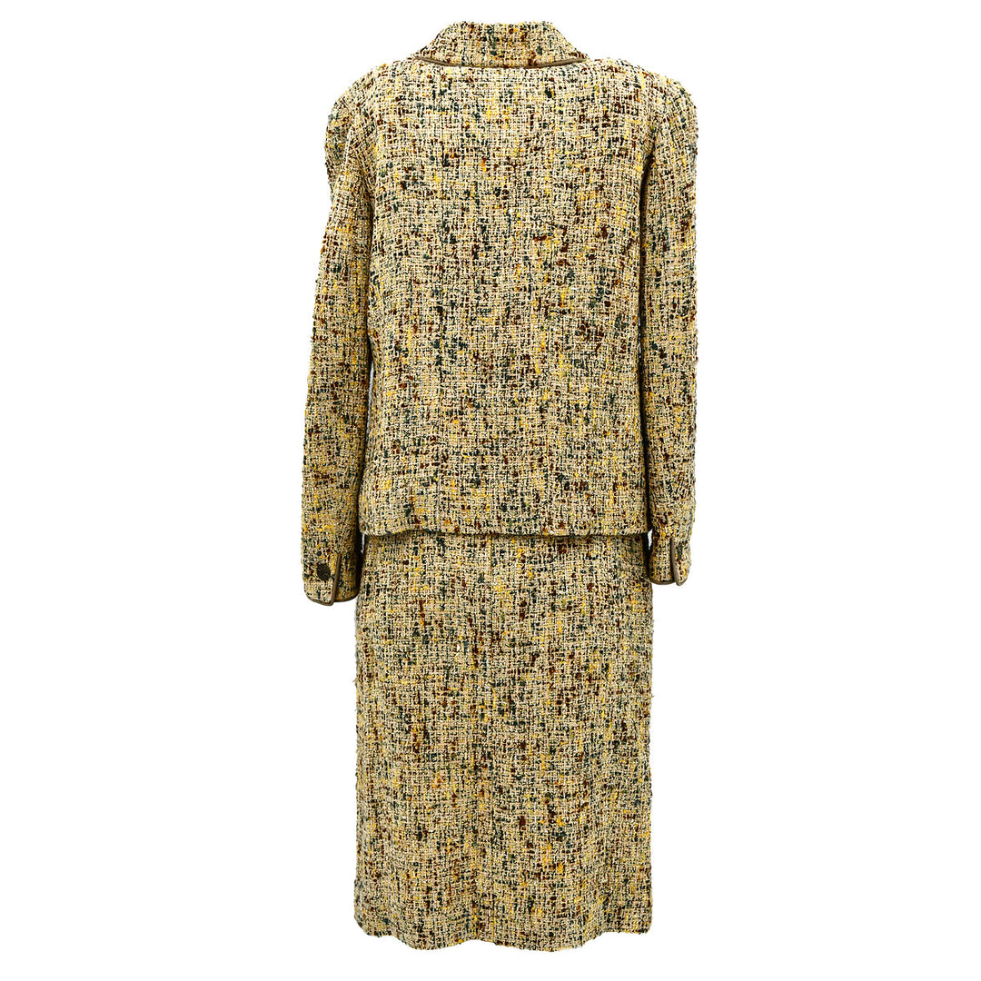 Top Quality Chanel Setup Suit Jacket Skirt Beige 98A #40