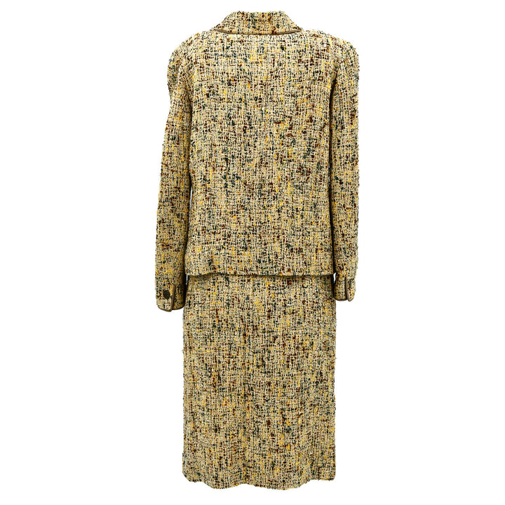 Top Quality Chanel Setup Suit Jacket Skirt Beige 98A #40