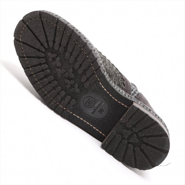 Top Quality Chanel Coco Fabric Shoes 36  Gr G29091 TWIDE